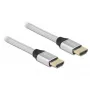 HDMI-kabel DeLOCK Ultra High Speed 48 Gbit/s 8K 60 Hz zilver 1 m