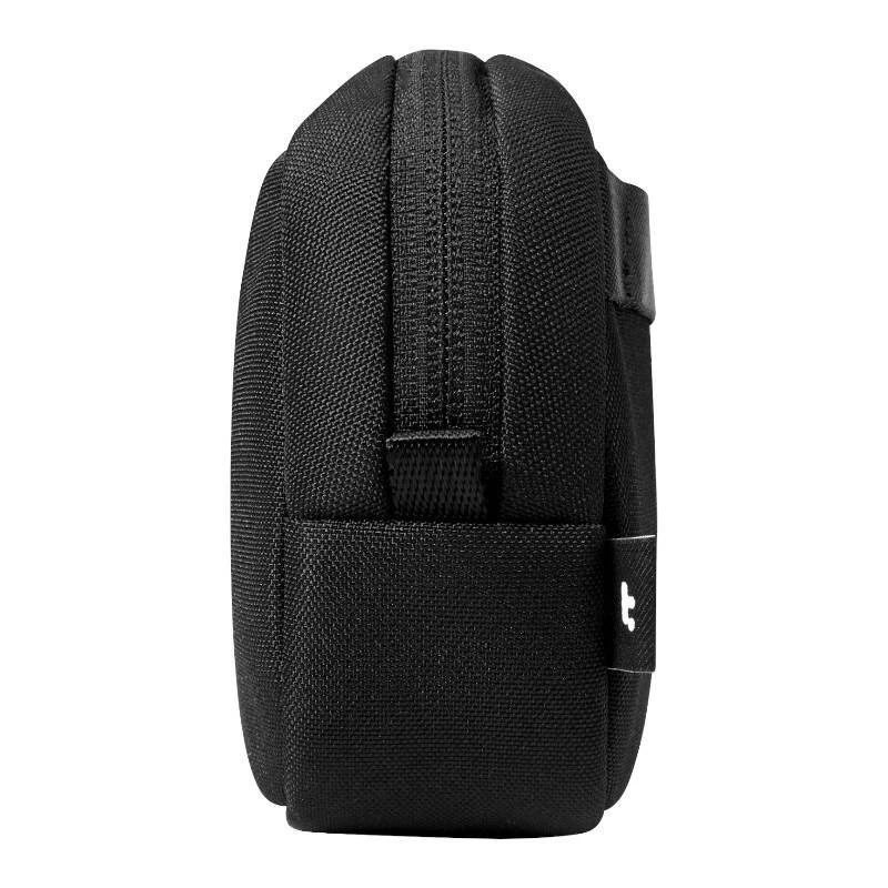 Accessoire-tas Tomtoc Light-T12 van Tomtoc (zwart) — compacte organizer voor kabels en kleine techniek