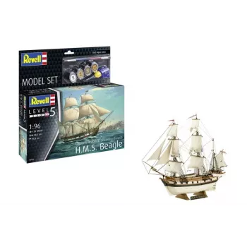 Plastic modelbouwpakket REVELL Revell H.M.S. Beagle — schaal niet aangegeven, montagemodelschip