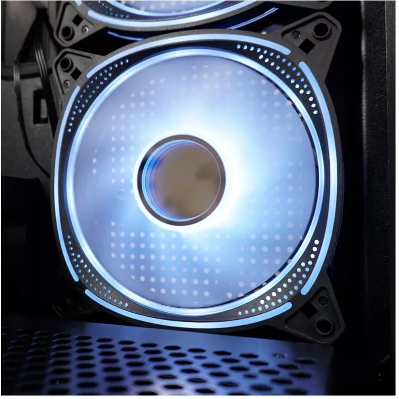 LC-Power behuizing MidiTower 715B zwart USB3.2/audio zonder voeding SEAMLESS_X (LC-715B-ON)