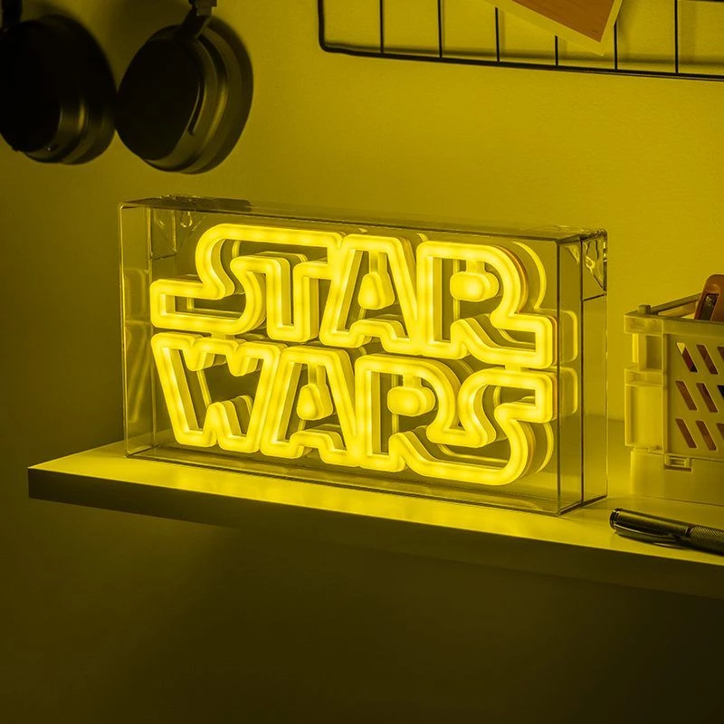 LED-neonlamp Paladone Star Wars design PP13123SW — decoratief LED-bord voor muur of plank
