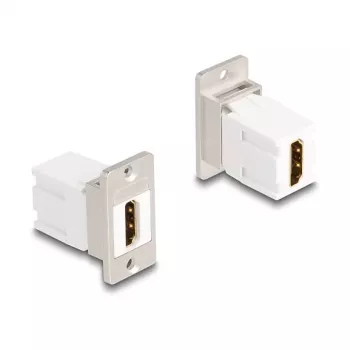 DeLOCK Keystone-module 67166 HDMI plat zilver wit
