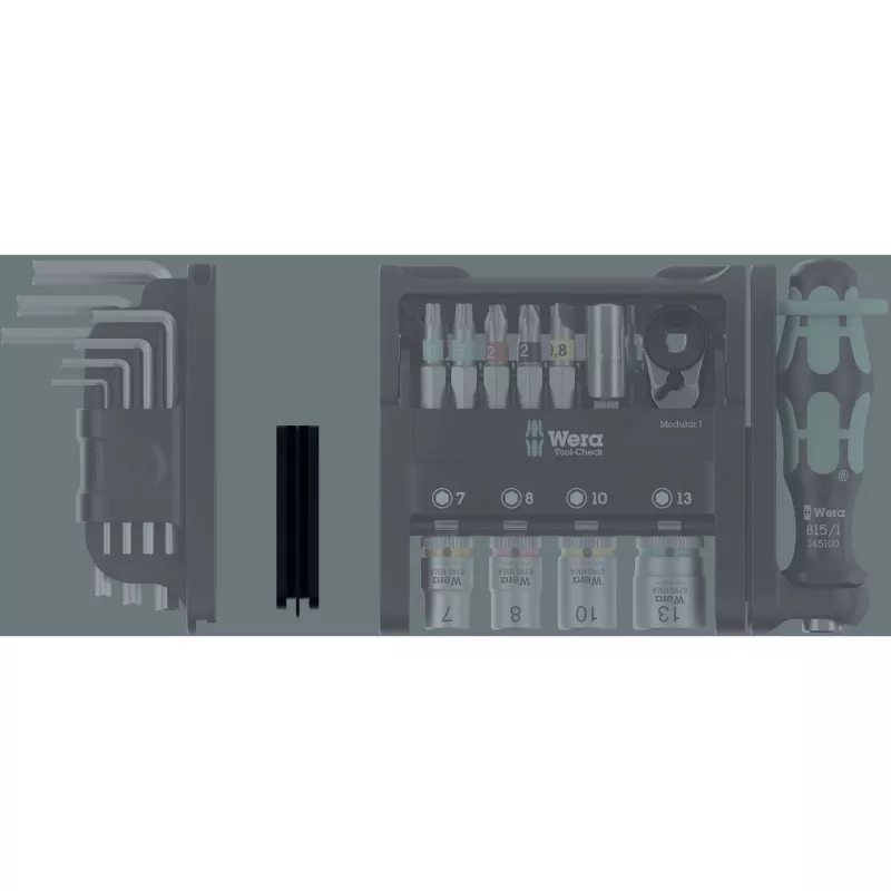 Wera Tool-Check Modular Adapter 9549 starre adapter, zwart