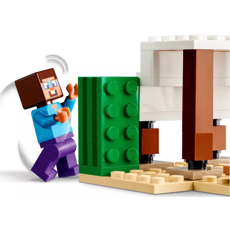 LEGO Minecraft 21251 Steves woestijnexpeditie speelgoed-bioom bouwset