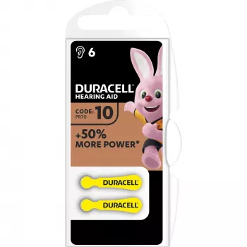 Wegwerpbatterij Duracell DA10
