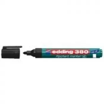 Marker Edding 380 met profielpunt, zwarte inkt, 1 st.