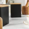 Bussenset Salter BW12898EU7, 3-delig, zwart, luchtdichte bewaarbussen voor de keuken
