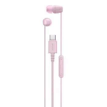 Sony IER-EX15C Headset Bedraad In-ear Gesprekken/Muziek USB Type-C Roze