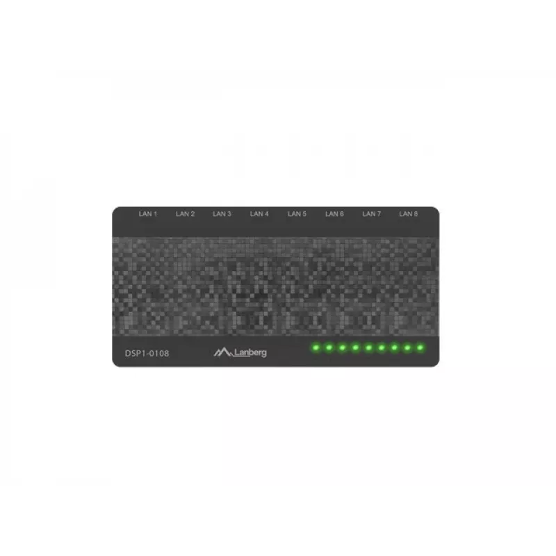 LANBERG DSP1-0108 Lanberg Switch DSP1-0108 8-poorts 100MB/S desktop