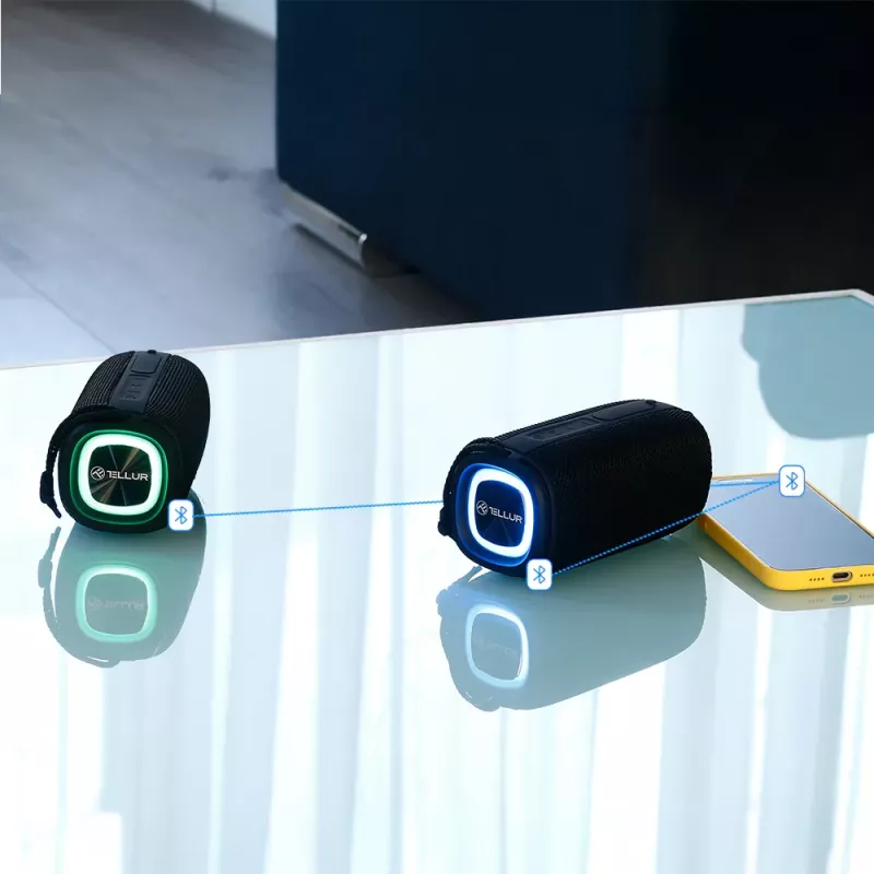 Draagbare luidspreker Tellur Eclipse Bluetooth 12W zwart