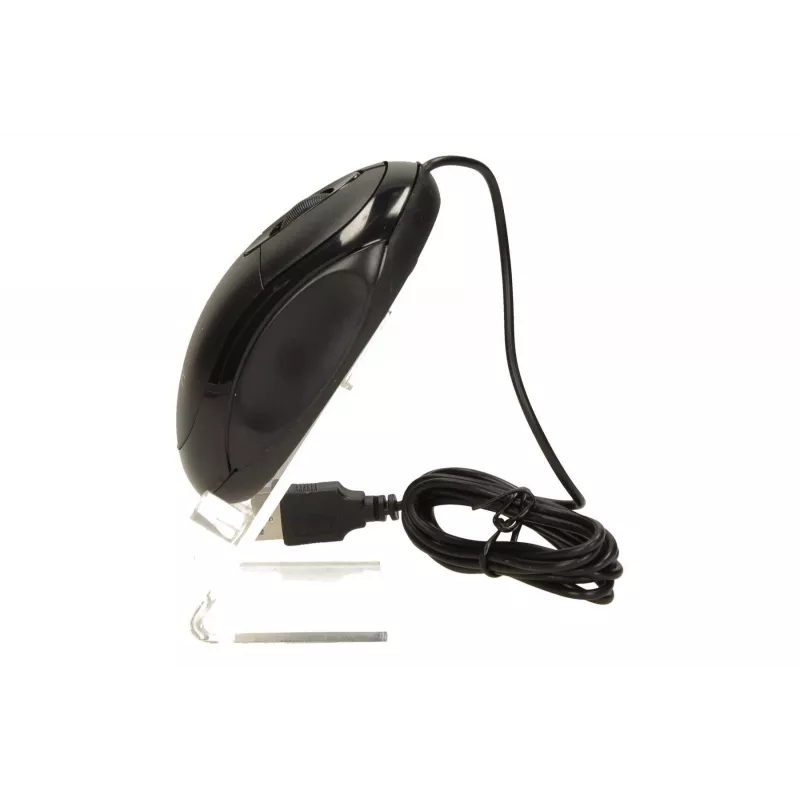 Logic Lm-11 - muis - optisch - bedraad - USB - zwart