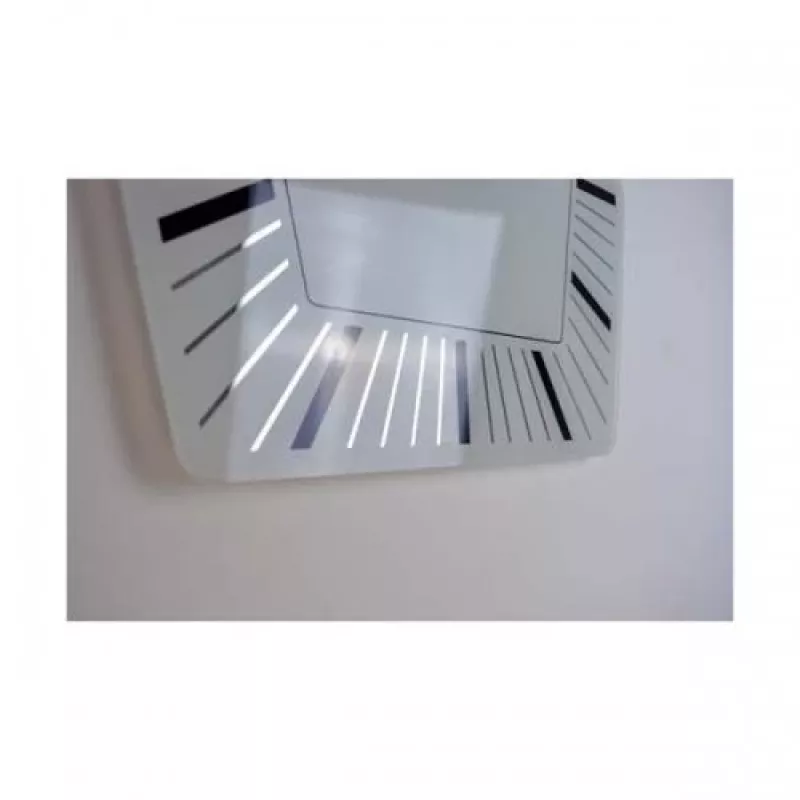 NeXtime klok 8128wi Hexagon, 43x43 cm, wand, wit