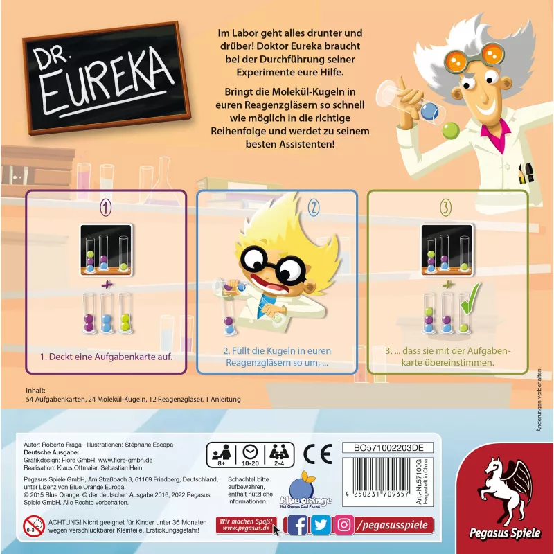 Dr. Eureka, bordspel