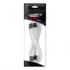 CableMod C-Series Pro ModMesh Bridged-Connection-kabel - 8+8-pins PCIe, wit, 60 cm