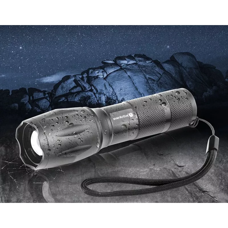 everActive FL600 LED-zaklamp, 600 lm, CREE XM-L2, 18650 / 3x AAA