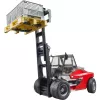 Linde HT160 heftruck met pallet (rood/zwart, incl. 3 gaasbakken)