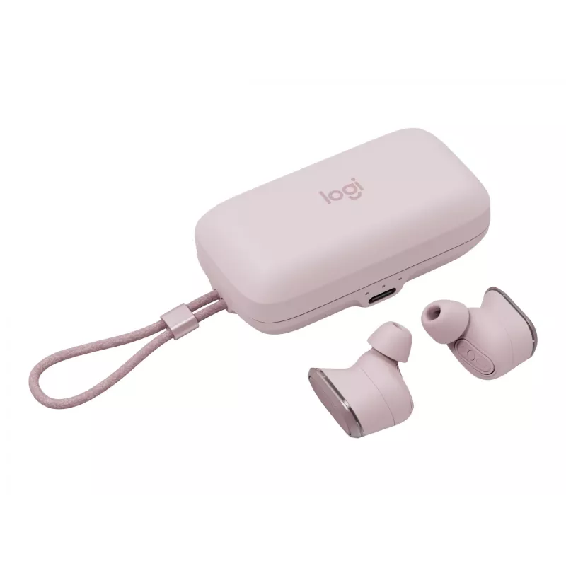 Logitech Zone True Wireless, in-ear-koptelefoon, ANC, rosé, roze, in-ear, Bluetooth, 985-001090