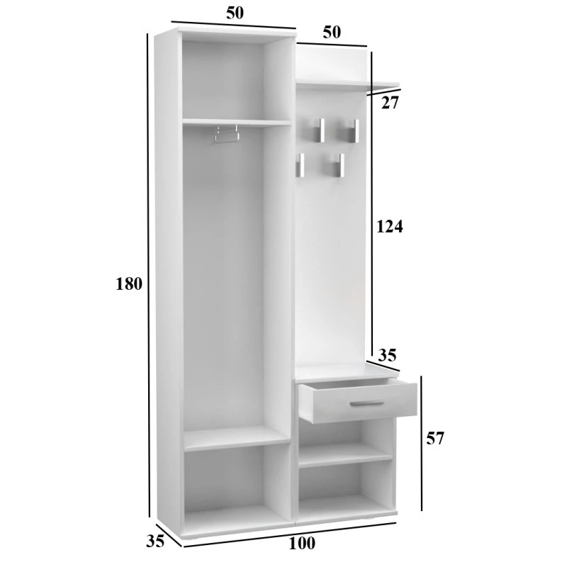 Topeshop GAR DUO BIEL entreekast