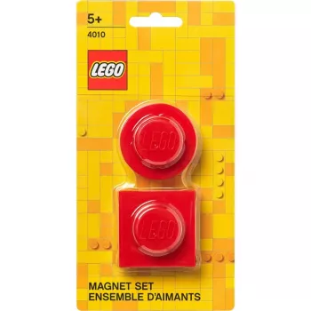 Magneetset van Room Copenhagen, model 40101730 (rood) – decoratieve LEGO-style magneten