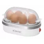Eierkoker Bomann EK 5022 CB 6 ei(eren) 400 W zilver transparant wit