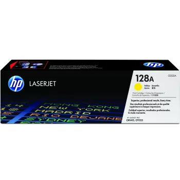 HP 128A geel origineel LaserJet tonerpatroon, 1300 pagina's, geel, 1 stuk