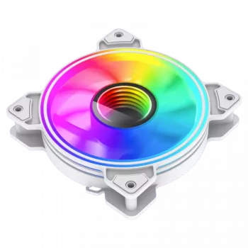 Gamemax | behuizingsventilator | DUAL RING INFINITY | wit