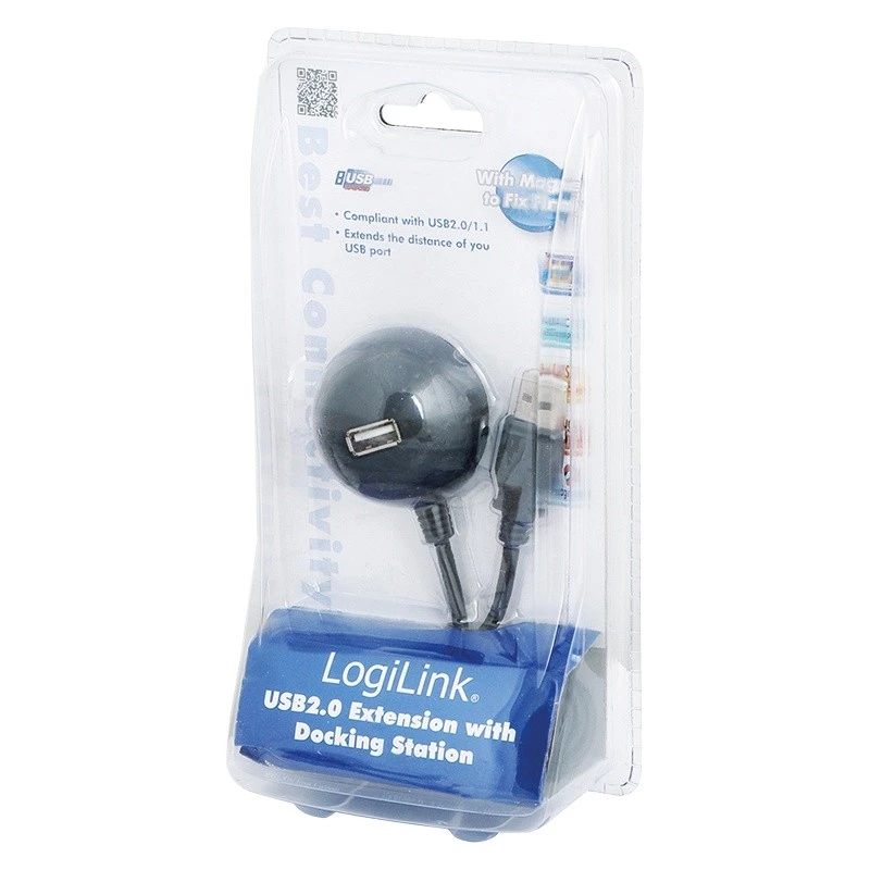 USB 2.0 verlengkabel met docking-aansluiting