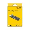 M.2 Key B+M stekker naar USB Type-C bus converter, DeLOCK, 63174