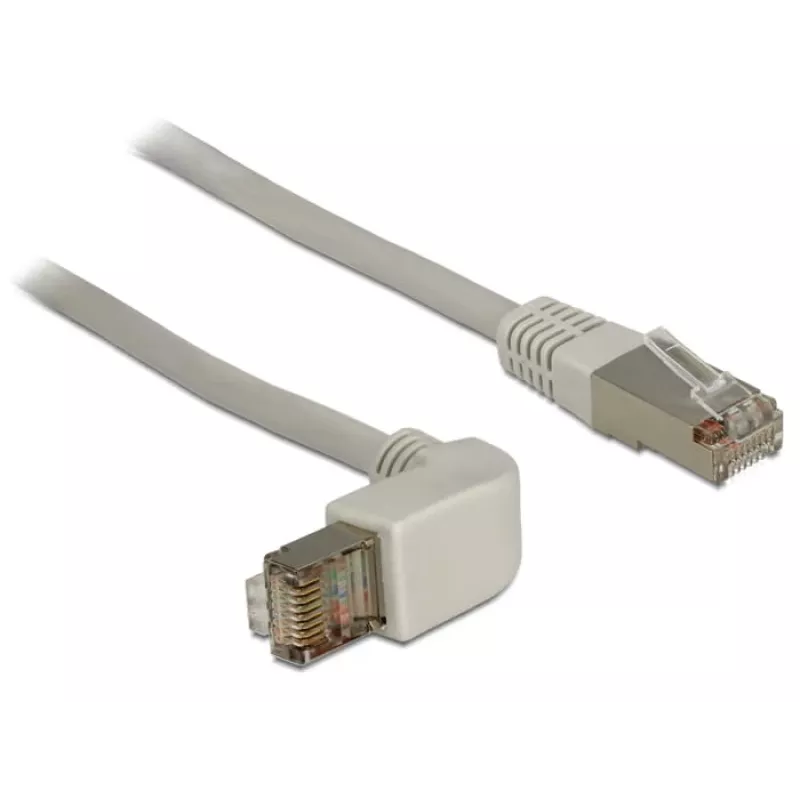Netwerkkabel DeLOCK 0,5 m Cat.6A RJ-45 S/FTP grijs