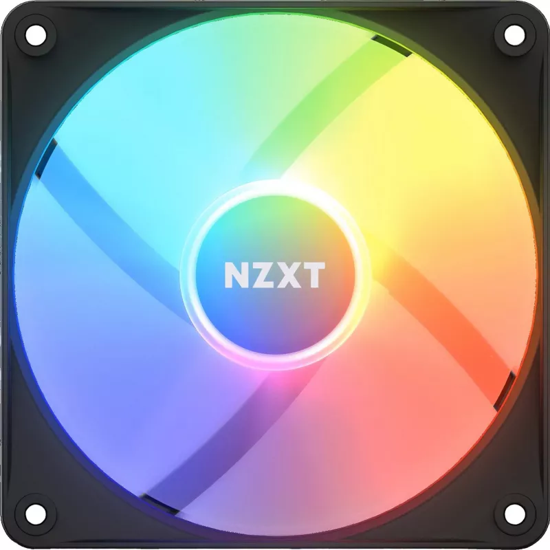 NZXT F120 RGB Core behuizingsventilator 120 mm, 4-pins PWM, zwart