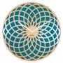 NeXtime klok 3150tq Sun Small, Ø35 cm, wand, turquoise