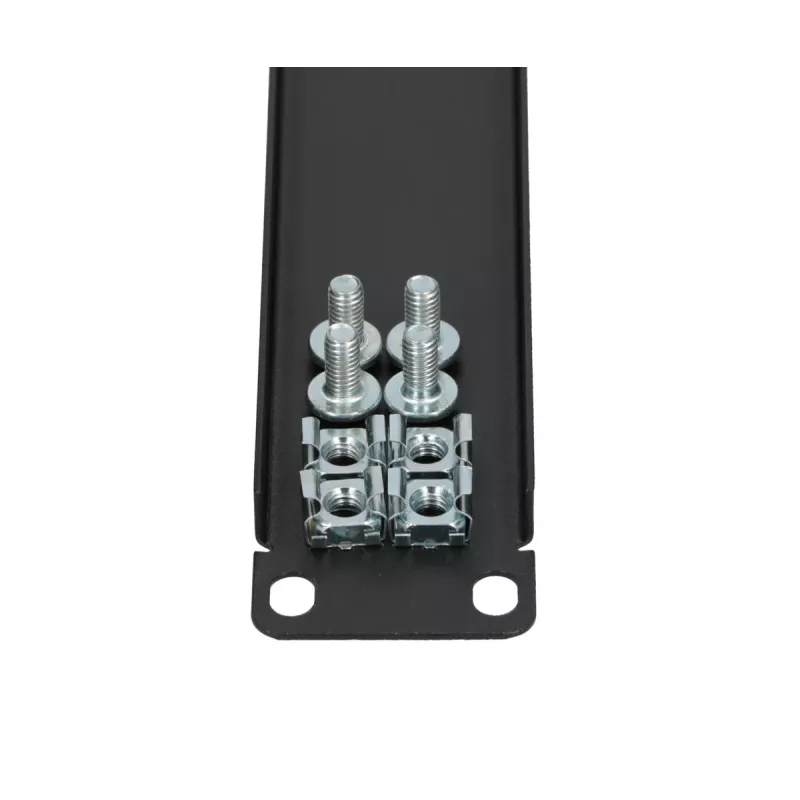 Extralink EX.19027 blindplaat voor rack 1U, 19 inch, zwart, staal