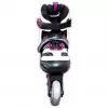 Inline-skates Muuwmi verstelbaar kindermaat 37-40, roze/zwart