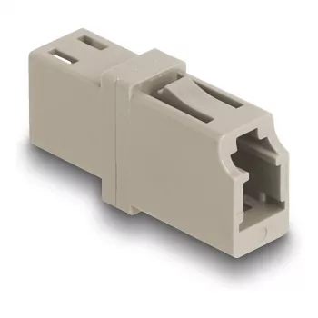 DeLOCK glasvezelkoppeling LC simplex bus naar LC simplex bus OM1/OM2 beige