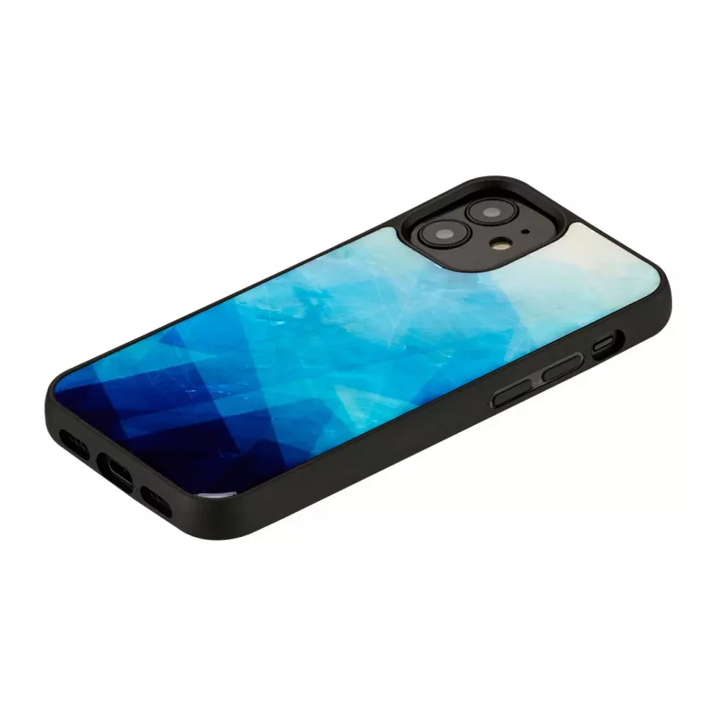 iKins hoes voor Apple iPhone 12 mini — blue lake met zwarte accenten