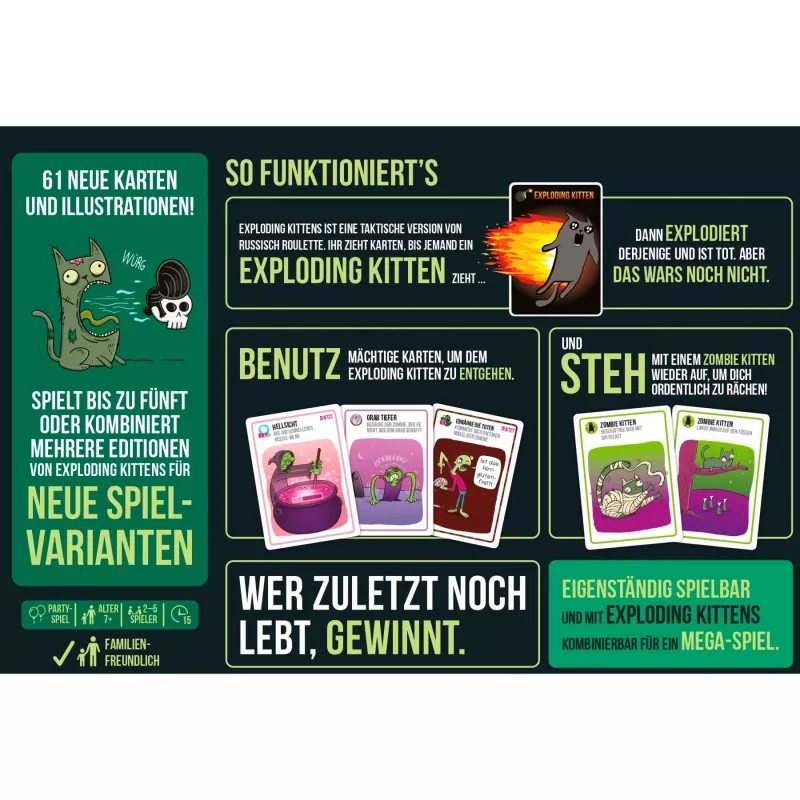 Zombie Kittens, kaartspel