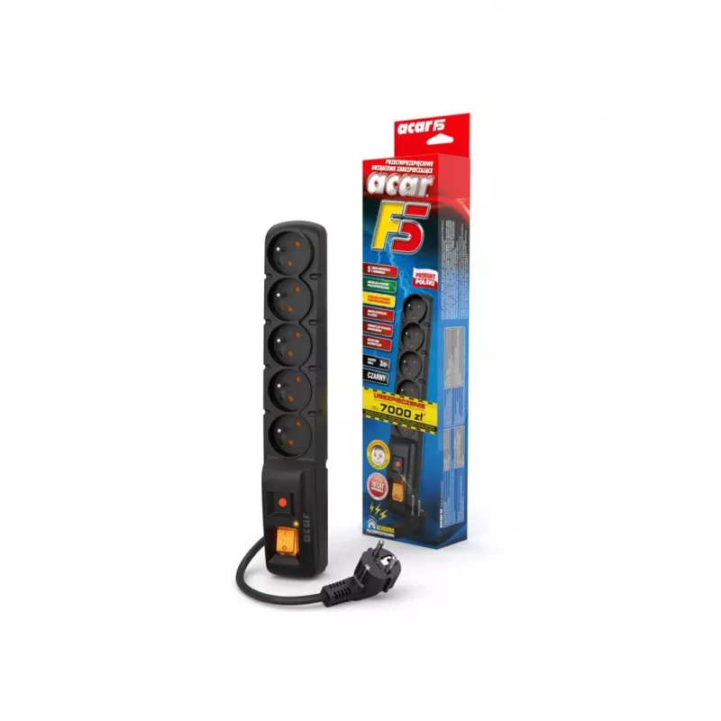 Overspanningsbeveiliging ACAR F5 3M zwart