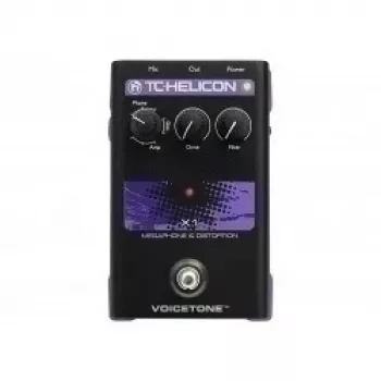 Vocale effectpedaal TC-Helicon VoiceTone X1 — megafoon- en vervormingseffecten voor stem