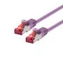 Netwerkkabel LOGON FTP Cat6 10 m, RJ-45 naar RJ-45, 1000 Mbit/s, paars