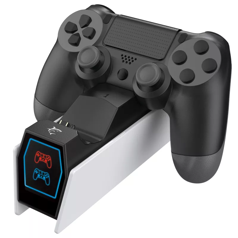 Oplaadstation White Shark PS4-0417 dubbel oplaadstation voor PS4-controller
