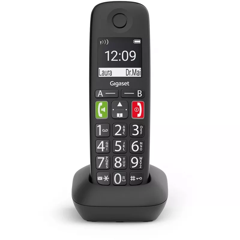 Gigaset Hearing Aid.DECT E290HX extra draadloze handset, zwart