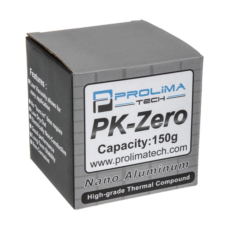 Warmtegeleidingspasta PROLIMATECH PK-Zero 8 W/m·K — 150 g warmtegeleidingspasta