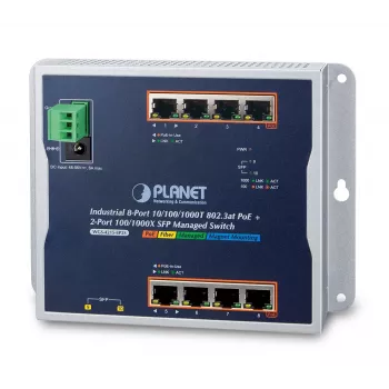 Managed netwerkswitch PLANET WGS-4215-8P2S