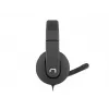 Bedrade binaurale headset NATEC Rhea met beugelmicrofoon, 3,5-mm-aansluitingen, 2,2 m kabel, 32 Ω impedantie