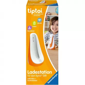 tiptoi laadstation Ravensburger 00111 binnenruimte-laadstation voor stylus pen oranje wit