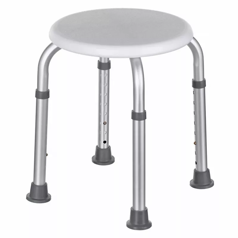 Ronde douchekruk van aluminium