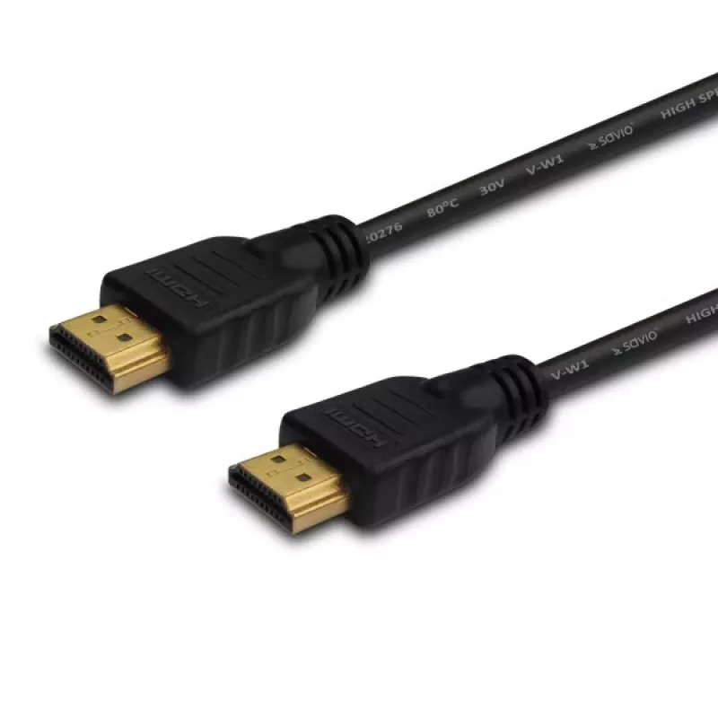 Savio CL-38 HDMI-kabel 15 m HDMI type A (standaard) zwart