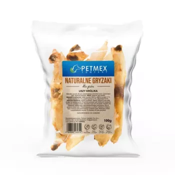 PETMEX Hond Kauwartikel Konijnenoor - 100 g