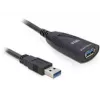 USB-kabel DeLOCK 83089 USB 3.0 5m zwart