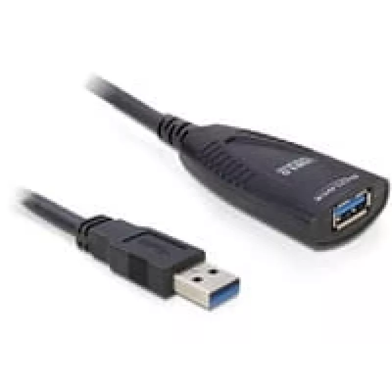 USB-kabel DeLOCK 83089 USB 3.0 5m zwart